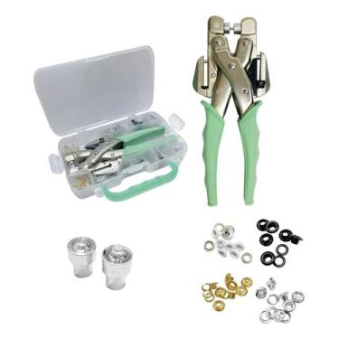 Imagem de Kit Aplicador Alicate Ilhós Crop A Dile Profissional - Lanmax