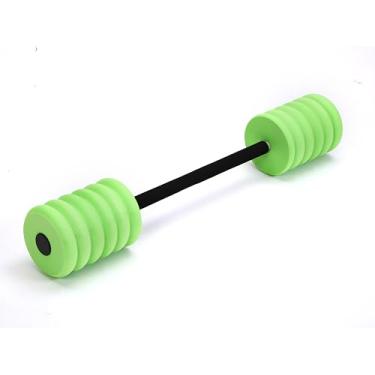 Imagem de Soulchen Halteres longos para exercícios aquáticos de espuma de peso aquático halteres de piscina aquática com espuma EVA de alta densidade para natação e exercícios aeróbicos aquáticos (verde, 84 cm)