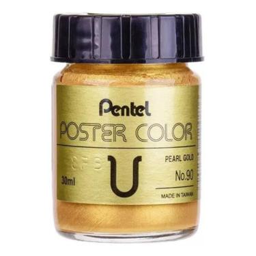Imagem de Tinta Guache 30ml 090 Pearl Gold Pentel