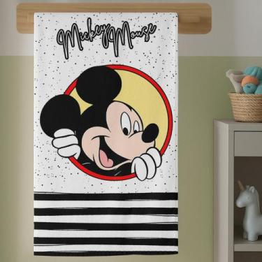 Imagem de Toalha Banho Infantil Menina e Menino Estampa Ratinho Magico Animado Q