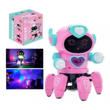 Imagem de Brinquedo Robo Lady Infantil Dançante Som Luz - TOYS