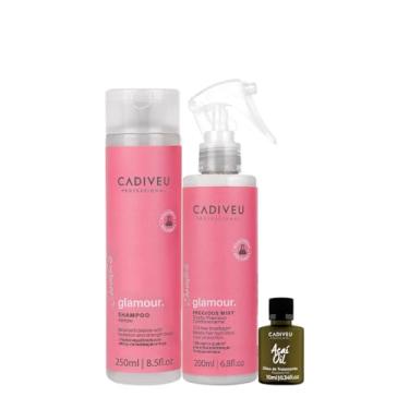 Imagem de Kit Cadiveu Profissional Essentials Glamour Shampoo Fluído e Açaí Oil 10 (3 produtos)