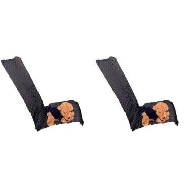 Imagem de Capa Protetora para Banco de Carro, Impermeável Universal, Dianteiro e Traseiro, Unidade e Kits de 2 e 3 Peças, Microfibra Matelada (Preto, Kit 2 Pçs Dianteiro Padrão)