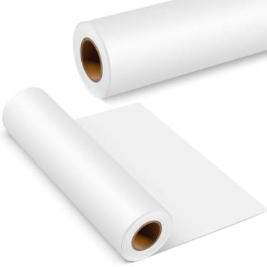 Imagem de Frienda Forro de papel de parede pesado não colado, forro de papel de parede pré-colado para paredes texturizadas, branco (38 x 50 m)