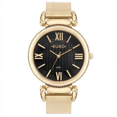 Imagem de Relógio Euro Feminino Glitz Dourado - Eu2035yvp/4p
