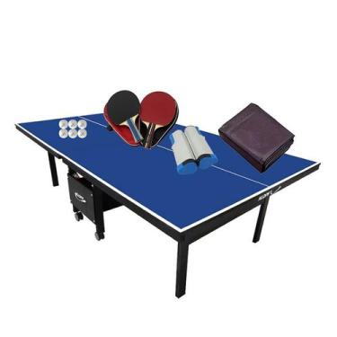 Imagem de MESA PING PONG 1084 KLOPF + 2 Kits 5093 + Rede Retrátil + Capa