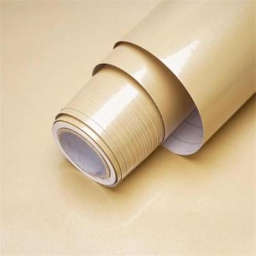 Imagem de Papel De Parede 80 Cm De Largura Mármore Papel De Parede Autoadesivo Adesivos De Parede De Vinil Papel De Contato à Prova D'água Para Cozinha Filme Decor, Shiny Champagne, 80cmx300cm