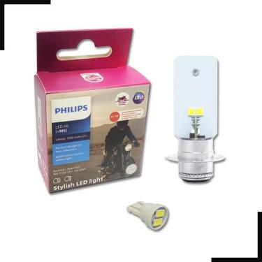 Imagem de Lâmpada LED M5 Moto Philips Ultinon 12V 4.5W 6000K + LED T10