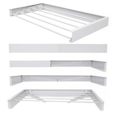 Imagem de Varal Magico Retratil 80 Cm Ideal para Apartamentos e Casas Pequenas Pratico Moderno e Menos Espaço