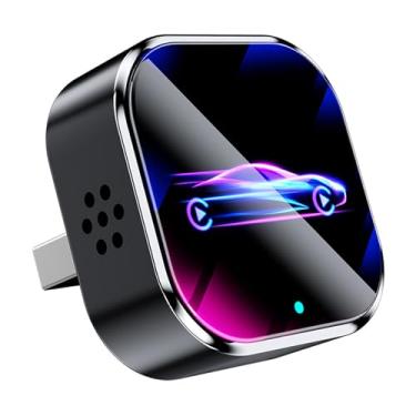 Imagem de 2-In-1 Wireless Carplay & Android Auto Adapter, Ultra-Compact Design, Larger Vents, Faster and More Stable Connection for IOS 10+ & Android 11+(Black)