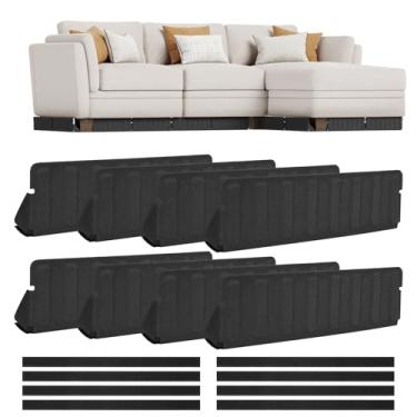 Imagem de Homakover Bloqueador sob sofá, bloqueador de brinquedos sob móveis, barreira de EVA para evitar que brinquedos, animais de estimação e detritos fiquem presos sob móveis e sofá, para a maioria dos