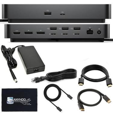 Imagem de Dell SD25TB4 Thunderbolt 4 Dock Bundle - 3 anos de garantia com adaptador de energia de 180 W + cabo HDMI + DisplayPort + cabo Thunderbolt + pano de microfibra incluído
