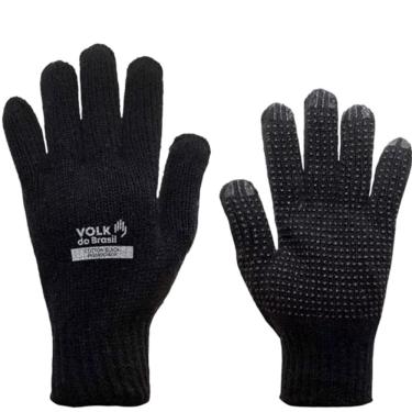 Imagem de Luva Algodão Tricotada Pigmentada Preta TAM U Volk CA 36347