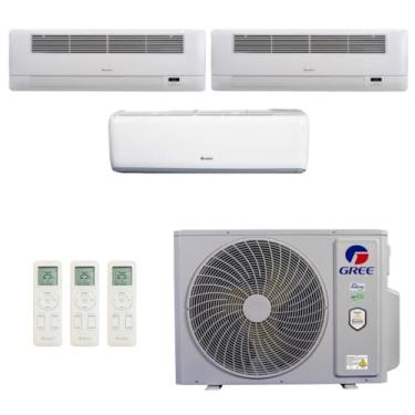 Imagem de Ar-Condicionado Multi Split Inverter R-32 Gree 36.000 (1x Evap HW 9.000 + 2x Evap Cassete 1 Via 22.000) Quente/Frio 220V