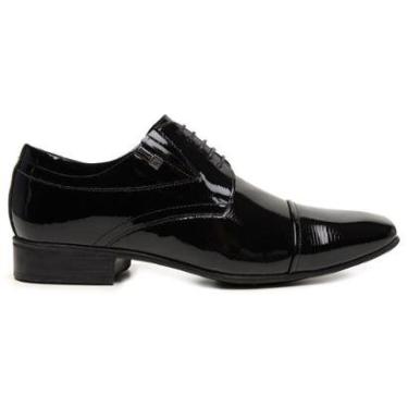 Imagem de Sapato Social Jota Pe Preto Verniz Air Phoenix 84950-Masculino