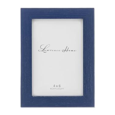 Imagem de Lawrence Frames Moldura Woods Charlotte Weathered 10 x 15 cm azul marinho