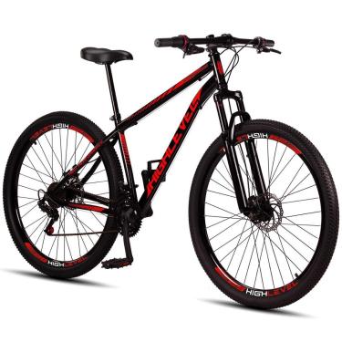 Imagem de Bicicleta Aro 29 Aço Carbono HighLevel Freios Disco Suspensão 21v-Unissex