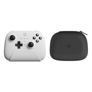Imagem de 8Bitdo Ultimate Bluetooth Controller with Charging Dock and Travel Case, Wireless Gamepad with Hall Sensor Joystick, Compatible with Switch, Steam Deck and Window 10 (White)