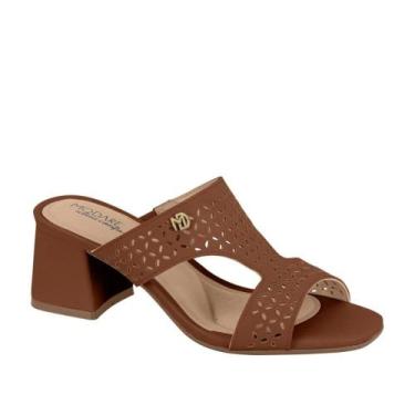 Imagem de Sandália Feminina Modare Conforto Salto Baixo Grosso Avela, 37, Avela