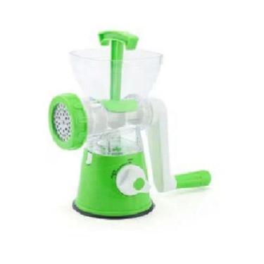 Imagem de Moedor Manual de Carne Inox Portátil para Alho Pimenta Queijo Vegetais