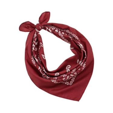 Imagem de Bandana Unissex Com Estampa Boêmia De Paisley, Bandana Hiphop, Máscara