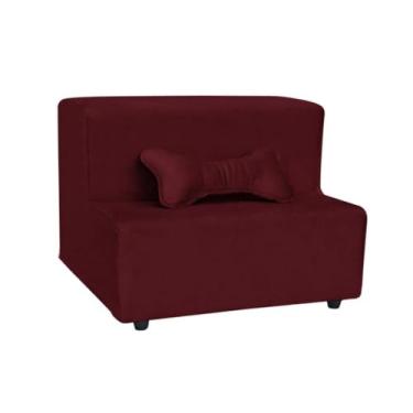 Imagem de Escadas Pet, Rampa para Cães e Gatos Subir na Cama Conforto e Segurança para Seu Companheiro(BORDÔ)