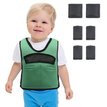 Imagem de Colete de compressão oboist Weighted for Kids Green XS (1-3 anos)