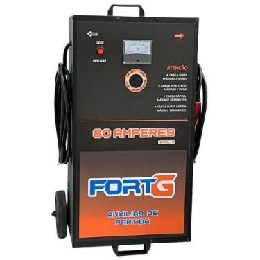 Imagem de Carregador de Bateria 60A 110/220V com Auxiliar de Partidas  - FORTG