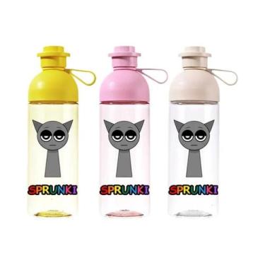 Imagem de Garrafa De Água Esportiva De Grande Capacidade 600ml Antiqueda Portáti