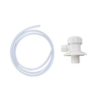 Imagem de Kit 2 Metros Mangueira 6mm 1/4 + Adaptador Torneira Cozinha - Purifica