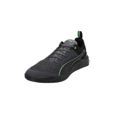 Imagem de PUMA Tênis de corrida masculino, Galactic Gray PUMA Preto Verde Brilho, 38