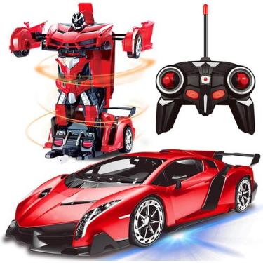 Imagem de Brinquedo de carro Deforming RC, controle remoto de 2,4 GHz, recarregá
