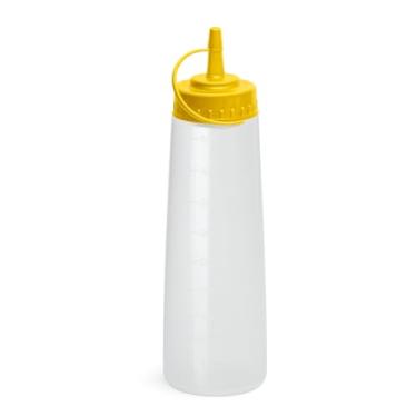 Imagem de Kit Bisnaga Flexível 500ml Prática E Resistente Ketchup Maionese Mostarda Restaurante (1, Amarelo)