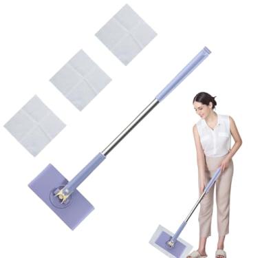 Imagem de Rrlihjgu Esfregão Portátil | Mini Esfregão para Casa de Banho | Vassoura de Limpeza de 70 cm para Cozinha Apartamento Casa de Banho Limpeza Doméstica