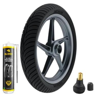 Imagem de Pneu 130/60-13 Hb37 60p Rinaldi + Bico Tr412 + Selante
