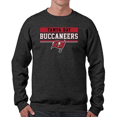 Imagem de Team Fan Apparel NFL Adult Property of Crewneck Moletom de lã - masculino e feminino - Mantenha-se aquecido e represente seu time com estilo