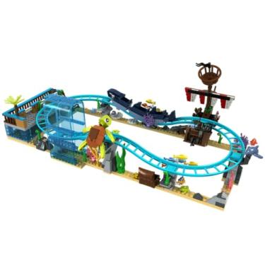 Imagem de Xalingo Blocos de Montar Montanha Russa Pirata 671 Peças