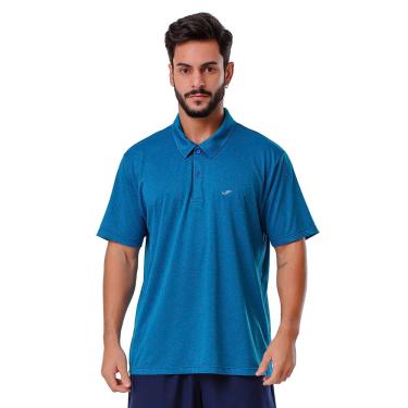 Imagem de CAMISA GOLA POLO MESCLA AZUL M