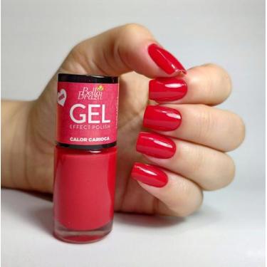 Imagem de Esmalte Efeito Gel Calor Carioca Bella Brazil 9ml  Brilho e Longa Dura