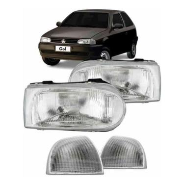 Imagem de Farol Gol Bola 95-99 Foco Regulável H4 Xenon 55W