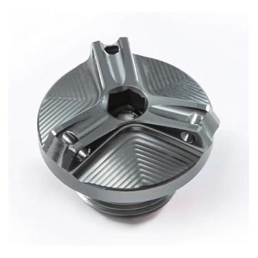 Imagem de Compatível com Z 900 Z900 2017-2022 2023 2024 tampas de fluido de freio dianteiro e traseiro da motocicleta e acessórios de proteção da tampa de enchimento de óleo (titânio 900)