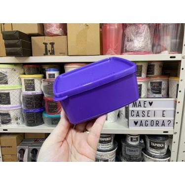 Imagem de Tupperware Jeitosinho 400 ml Roxo Escuro - Recipiente para Freezer