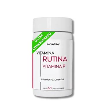 Imagem de Rutina Premium Pura 500mg 60 Cápsulas Ultra Concentrado (Uso Sugerido: 1 Cápsulas 2x ao dia)
