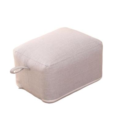 Imagem de pufe Almofada de chão para sala estar doméstica retangular sitable para quarto Futon removível e lavável Montes para sentar no da(Gray)