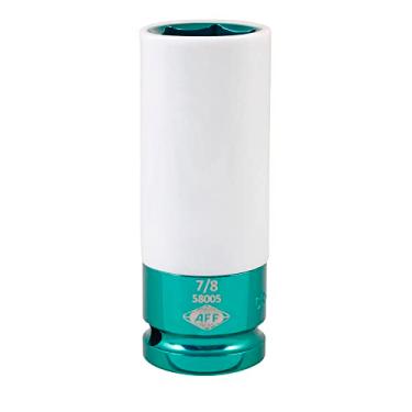 Imagem de AFF Soquetes para roda Mag, acionamento de 1,27 cm, 2,22 cm, aço molibdênio cromado, manga de plástico e tampa interna, 58005