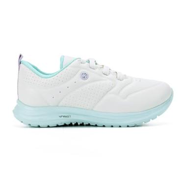 Imagem de Tênis Menina Elástico Calce Facil Kolosh I0012 (Branco, BR, Criança de 9 a 12 anos, Numérico, 31, 33)