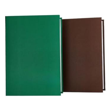 Imagem de Album De Fotos Para 500 Fotos 10x15 Verde Marrom Azul Preto (MARROM-VINTAGE)