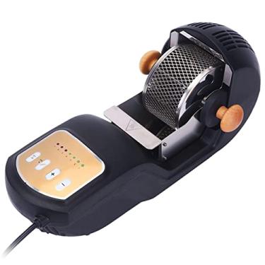 Imagem de Torradeira de café automática, torradeira elétrica de grãos de café de ar quente, ajustável de 7 marchas, cozimento e resfriamento automático, capacidade máxima de cozimento 300G, gaiola de aço