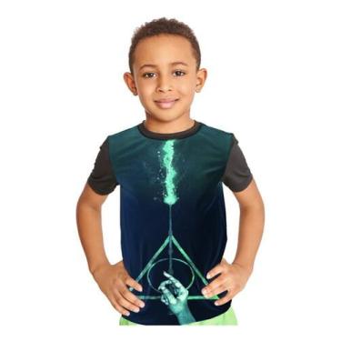 Imagem de Camiseta Infantil Harry Potter Relíquias Da Morte Ref:819 - smoke, Pre