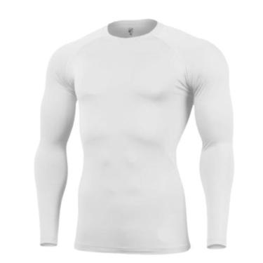 Imagem de Camisa Térmica Dryfit Masculina Feminina Com Proteção UV - RD, Branco,